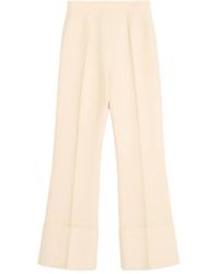 Valentino Garavani - Crepe Couture Trousers - Lyst
