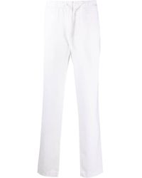 Frescobol Carioca Pantalones rectos con ajuste de cordón - Blanco