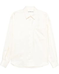 Alexander Wang - Camisa de seda con abertura - Lyst