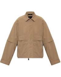 Moncler - Day-Namic Logo-Patch Flap-Pocket Zip-Up Jacket - Lyst