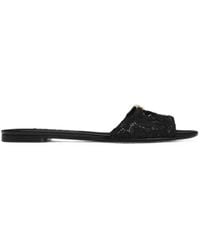 Dolce & Gabbana - Ciabatta Flat Slides - Lyst