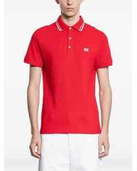 Valentino Garavani - Vlogo Patch Cotton Piqué Polo Shirt - Lyst