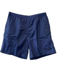 Moncler - Logo-Embroidered Swim Shorts - Lyst