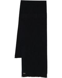 Canali - Textured Fringed Scarf - Lyst