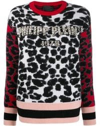 Philipp Plein - Pullover Mit Animal-Print - Lyst