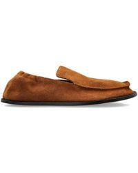 Loewe - Flex Suede Loafers - Lyst