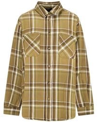 Destin - Check-Pattern Chest-Pocket Shirt - Lyst