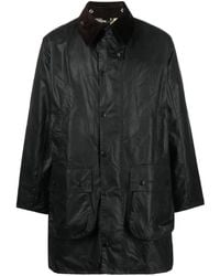 Barbour - Border Waxed Lightweight Jacket - Lyst