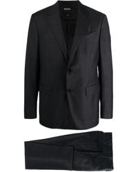 ZEGNA - Plaid-Check Single-Breasted Suit - Lyst