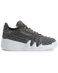 Giuseppe Zanotti - Talon Lace-Up Low-Top Sneakers - Lyst