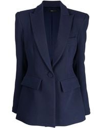 Alex Perry - Blazer Imbottito Con Revers A Lancia - Lyst