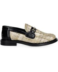 Filling Pieces - Panier Woven Horsebit Loafers - Lyst