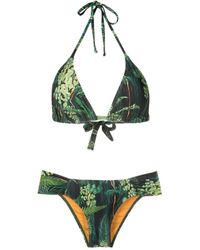 Lygia & Nanny - Vicky Bikini Mit Blatt-Print - Lyst