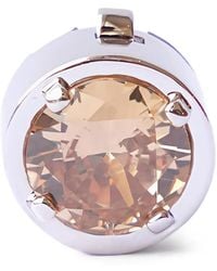 Izabel Display - Stone-Embellished-Plated Button Cover - Lyst