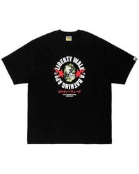 A Bathing Ape - X Liberty Walk Abc Camo T-Shirt - Lyst