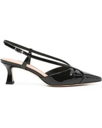 Julie Dee - Cut-Out Slingback Heeled Pumps - Lyst
