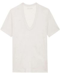 Zadig & Voltaire - T-Shirt A Maniche Corte Wassa - Lyst