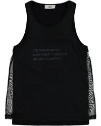 GmbH - Round-Neck Tank Top - Lyst