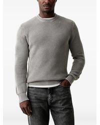 Guess - Ribbed-Knit Crew-Neck Sweater - Lyst