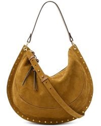 Isabel Marant - Oskan Soft L Suede Bag - Lyst