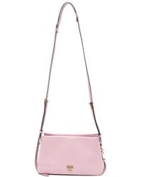 Pinko - Mini Triplet Love Birds Leather Shoulder Bag - Lyst