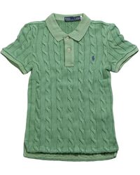 Polo Ralph Lauren - Cable-knit Polo Top - Lyst