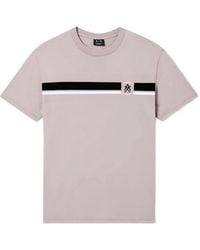 ARMANI EXCHANGE - Logo-Print Striped T-Shirt - Lyst