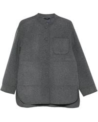 Max Mara - Constanza Patch-Pocket Button-Front Jacket - Lyst