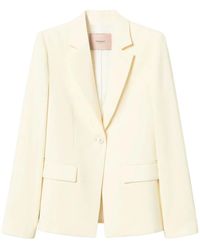 Twinset - Blazer Aus Krepp - Lyst