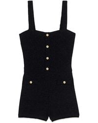 Maje - Tweed Playsuit - Lyst