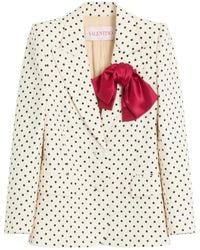 Valentino Garavani - Supergran Plusdepois-Print Blazer - Lyst