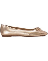 MICHAEL Michael Kors - Nori Metallic Ballerina Shoes - Lyst