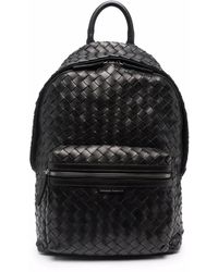 Officine Creative - Armor Woven Leather Backpack - Lyst