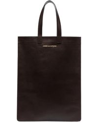Comme des Garçons - ブラウン レザー クラシック トート - Lyst
