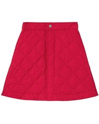 Burberry - Diamond-quilting A-line Miniskirt - Lyst