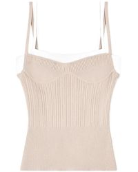 DIESEL - Tops ,Bruin ,Sleeveless Top - Lyst