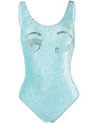 Chiara Ferragni 'Flirting' Badeanzug - Blau
