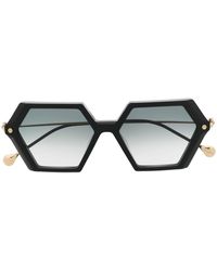 Yohji Yamamoto - Gradient-lens Oversize-frame Sunglasses - Lyst