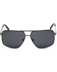 GUESS EYEWEAR - Gafas de sol con montura estilo piloto cuadrada - Lyst