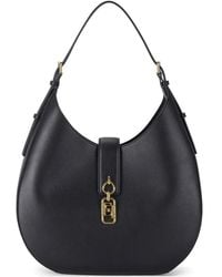 Elisabetta Franchi - Logo-Charm Shoulder Bag - Lyst