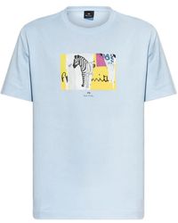 Paul Smith - Zebra-Print T-Shirt - Lyst