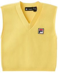 Fila - X Hailey Baby Cable-Knit F-Box Tank Top - Lyst