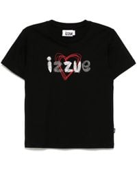 Izzue - T-Shirt Met Borduurwerk - Lyst