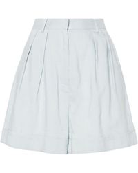 ANDAMANE - Rina Pleated Tailored Shorts - Lyst
