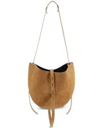 MINOBOSSI - Small Lizzie Suede Shoulder Bag - Lyst