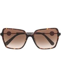 Versace - Gafas de sol con aplique Medusa - Lyst
