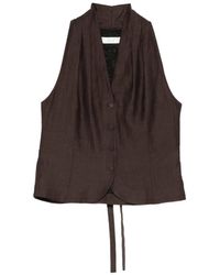Tela - Button Tie Waistcoat - Lyst