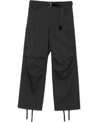 Sacai - Belted Cargo Trousers - Lyst