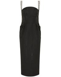 Rebecca Vallance - Teles Embellished Midi Dress - Lyst