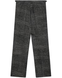 Prada - Herringbone-Pattern Trousers - Lyst